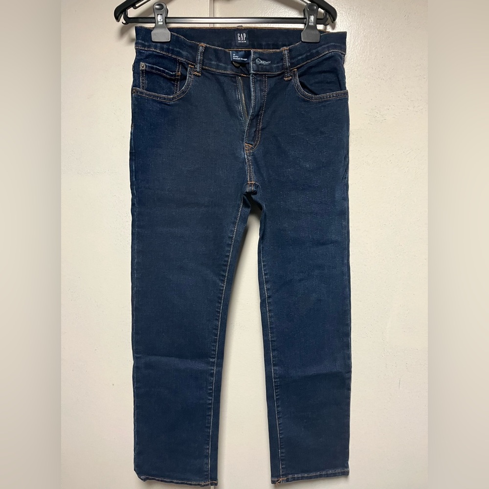 Gap boys size 12 husky stretch straight jeans